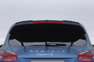 CSR Heckspoiler | Heckflügel mit ABE für Porsche Cayenne (Typ 92A) HF258-S Strukturiert schwarz matt (keine Lackierung erforderlich)