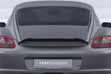 CSR Heckspoiler | Heckflügel mit ABE für Porsche Cayman 987c HF901-L Lackierung erforderlich (unlackiert)