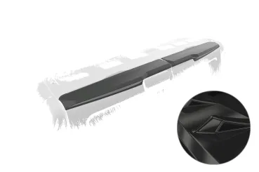 CSR Heckspoiler | Heckflügel mit ABE für Renault Trafic III HF071-G Glossy schwarz Hochglanz (keine Lackierung erforderlich)