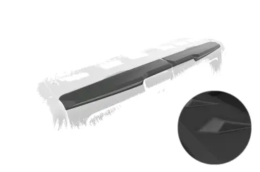 CSR Heckspoiler | Heckflügel mit ABE für Renault Trafic III HF071-S Strukturiert schwarz matt (keine Lackierung erforderlich)