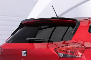 CSR Heckspoiler | Heckflügel mit ABE für Seat Ibiza 5 (6F) HF209-S Strukturiert schwarz matt (keine Lackierung erforderlich)