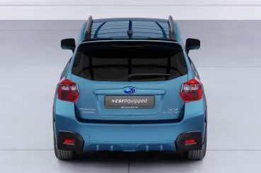 CSR Heckspoiler | Heckflügel mit ABE für Subaru XV Crosstrek HF205-G Glossy schwarz Hochglanz (keine Lackierung erforderlich)