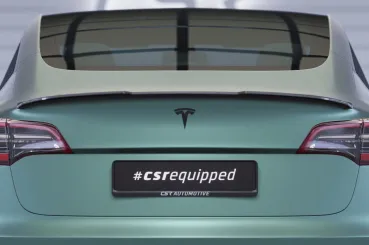 CSR Heckspoiler | Heckflügel mit ABE für Tesla Model 3 HF792-L Lackierung erforderlich (schwarz matt)