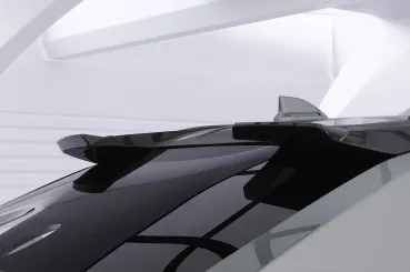 CSR Heckspoiler | Heckflügel mit ABE für Toyota bZ4X / Subaru Solterra HF174-C Carbon Look Hochglanz (keine Lackierung erforderlich)