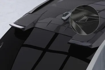 CSR Heckspoiler | Heckflügel mit ABE für Toyota bZ4X / Subaru Solterra HF174-G Glossy schwarz Hochglanz (keine Lackierung erforderlich)