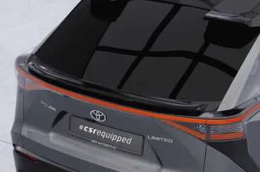 CSR Heckspoiler | Heckflügel mit ABE für Toyota bZ4X / Subaru Solterra HF175-C Carbon Look Hochglanz (keine Lackierung erforderlich)