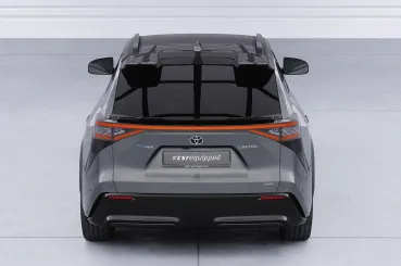 CSR Heckspoiler | Heckflügel mit ABE für Toyota bZ4X / Subaru Solterra HF175-S Strukturiert schwarz matt (keine Lackierung erforderlich)