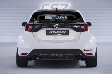 CSR Heckspoiler | Heckflügel mit ABE für Toyota GR Yaris (XP21) HF844-C Carbon Look Hochglanz (keine Lackierung erforderlich)