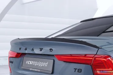 CSR Heckspoiler | Heckflügel mit ABE für Volvo S60 (3. Gen) HF237-S Strukturiert schwarz matt (keine Lackierung erforderlich)