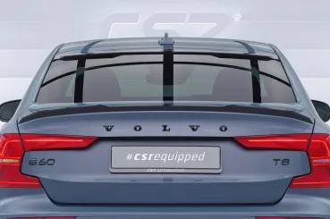 CSR Heckspoiler | Heckflügel mit ABE für Volvo S60 (3. Gen) HF237-S Strukturiert schwarz matt (keine Lackierung erforderlich)