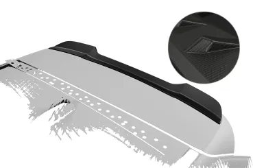 CSR Heckspoiler | Heckflügel mit ABE für Volvo V90 HF339-M Carbon Look matt strukturiert (keine Lackierung erforderlich)