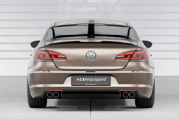 CSR Heckspoiler | Heckflügel mit ABE für VW Passat CC HF591-M Carbon Look matt strukturiert (keine Lackierung erforderlich)