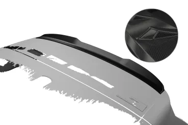 CSR Heckspoiler | Heckflügel mit ABE für VW Tayron HF298-C Carbon Look Hochglanz (keine Lackierung erforderlich)