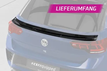 CSR Heckspoiler | Heckflügel mit ABE für VW T-Roc (Typ A1) HF020-C Carbon Look Hochglanz (keine Lackierung erforderlich)