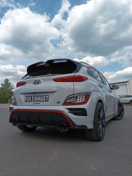 Fox Endschalldämpfer für Hyundai Kona N – Ausgang rechts/links – 1x130 mm (Typ 14)