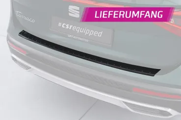 CSR Ladekantenschutz für Seat Tarraco LKS009-G Glossy schwarz Hochglanz (keine Lackierung erforderlich)