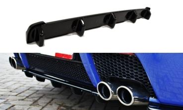 Maxton Design Mittlerer Cup Diffusor Heck Ansatz DTM Look für Alfa Romeo 147 GTA (2002–2010) – ABS Kunststoff schwarz Hochglanz, mit ABE