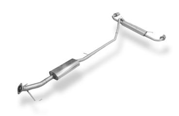 Fox Komplettanlage (Vorschalldämpfer + Endschalldämpfer) 115x85 Typ 38 rechts/links für Chevrolet Trax 4x4 – Edelstahl, Rohr 55 mm, EG-Gutachten