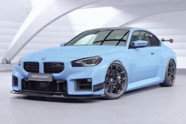 CSR Performance Flaps mit ABE für BMW M2 G87 Coupe FP041-C Carbon Look Hochglanz (keine Lackierung erforderlich)