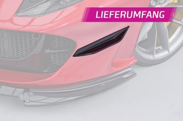 CSR Performance Flaps mit ABE für Ferrari 812 Superfast / GTS FP043-S Strukturiert schwarz matt (keine Lackierung erforderlich)