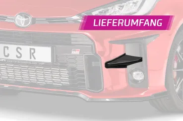 CSR Performance Flaps mit ABE für Toyota GR Yaris (XP21) FP017-M Carbon Look matt strukturiert (keine Lackierung erforderlich)