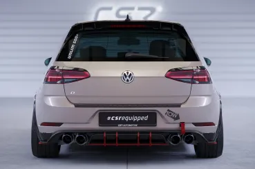 CSR Racing Diffusor | Heckansatz für VW Golf 7 (Typ AU) R HA411 Lackierung erforderlich (unlackiert)
