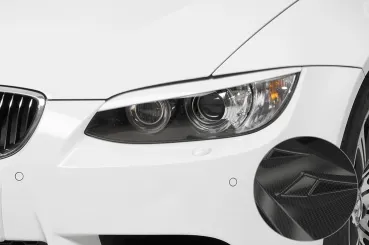 CSR Scheinwerferblenden Carbon Look für BMW 3er E92/E93 SB057-C Carbon Look glänzend (keine Lackierung erforderlich)