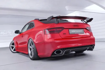 CSR Schwanenhals Heckflügel mit ABE für Audi A5 / S5 / RS5 (8T) Coupe SHF012-D01-F