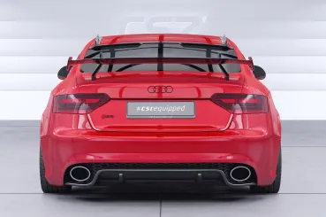 CSR Schwanenhals Heckflügel mit ABE für Audi A5 / S5 / RS5 (8T) Coupe SHF012-D01-F