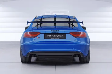 CSR Schwanenhals Heckflügel mit ABE für Audi A5 / S5 / RS5 (8T) Sportback SHF016-D02-F