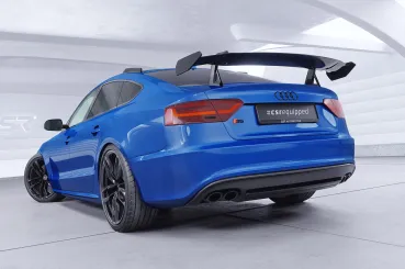 CSR Schwanenhals Heckflügel mit ABE für Audi A5 / S5 / RS5 (8T) Sportback SHF016-D02-F