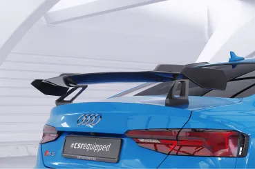 CSR Schwanenhals Heckflügel mit ABE für Audi A5 / S5 / RS5 (F5) Coupe SHF066-D01-F