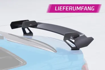 CSR Schwanenhals Heckflügel mit ABE für Audi A5 / S5 / RS5 (F5) Coupe SHF066-D01-F