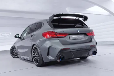 CSR Schwanenhals Heckflügel mit ABE für BMW 1er F40 Basis / M Sport SHF073-F01
