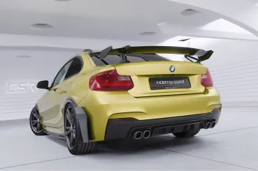 CSR Schwanenhals Heckflügel mit ABE für BMW 2er/M2 F22/F23/F87 Coupe SHF011-D01-F