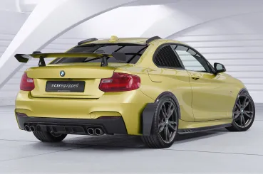 CSR Schwanenhals Heckflügel mit ABE für BMW 2er/M2 F22/F23/F87 Coupe SHF011-D02-F