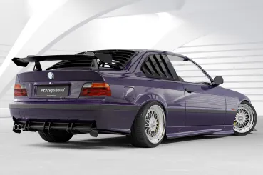 CSR Schwanenhals Heckflügel mit ABE für BMW 3er / M3 E36 Coupe SHF019-D02-F