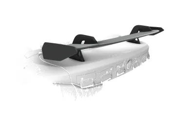 CSR Schwanenhals Heckflügel mit ABE für BMW 4er F36 Gran Coupe SHF027-D02-F