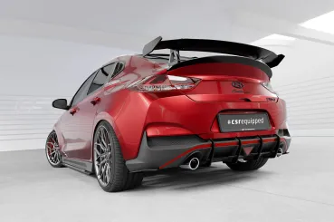 CSR Schwanenhals Heckflügel mit ABE für Hyundai I30 (PD) Fastback SHF063-D01-F