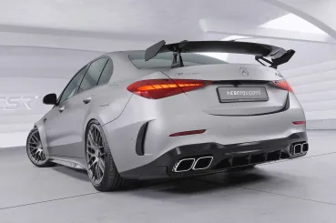 CSR Schwanenhals Heckflügel mit ABE für Mercedes-Benz C-Klasse (W206) Limousine SHF032-D01-F