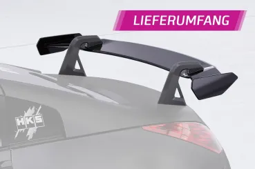 CSR Schwanenhals Heckflügel mit ABE für Nissan 350Z (Z33) Coupe SHF018-D02-F