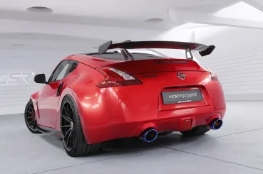 CSR Schwanenhals Heckflügel mit ABE für Nissan 370Z (Z34) Coupe SHF061-D01-F