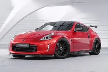 CSR Schwanenhals Heckflügel mit ABE für Nissan 370Z (Z34) Coupe SHF061-D01-F