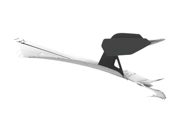 CSR Schwanenhals Heckflügel mit ABE für Porsche Cayman 987c SHF029-D02-F