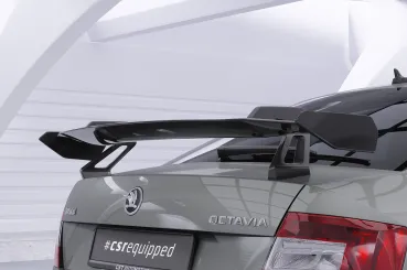 CSR Schwanenhals Heckflügel mit ABE für Skoda Octavia 3 (Typ 5E) Limousine SHF067-D01-F