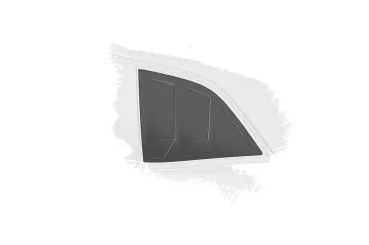 CSR Seitenscheibenblenden für Dodge Challenger (3.Gen) SSB026-M Carbon Look matt strukturiert (keine Lackierung erforderlich)