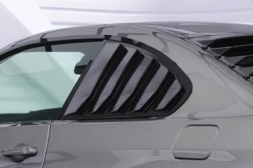 CSR Seitenscheibenblenden mit ABE für BMW 3er E92 / M3 E92 Coupe SSB038-G Glossy schwarz glänzend (keine Lackierung erforderlich)