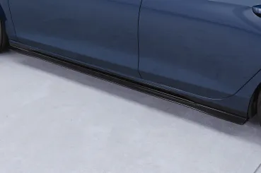 CSR Seitenschweller mit ABE glänzend für VW Golf 8 Variant SS605-G Glossy schwarz Hochglanz (keine Lackierung erforderlich)