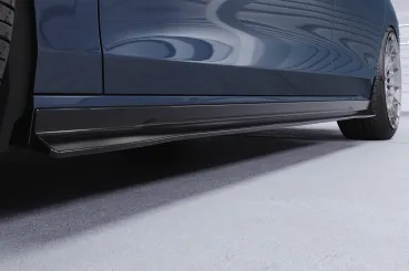 CSR Seitenschweller mit ABE mattschwarz für VW Golf 8 Variant SS605-S Strukturiert schwarz matt (keine Lackierung erforderlich)