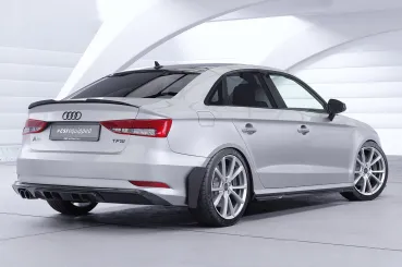 CSR Seitenschweller mit ABE für Audi A3 8V Limo SS588-G Glossy schwarz Hochglanz (keine Lackierung erforderlich)